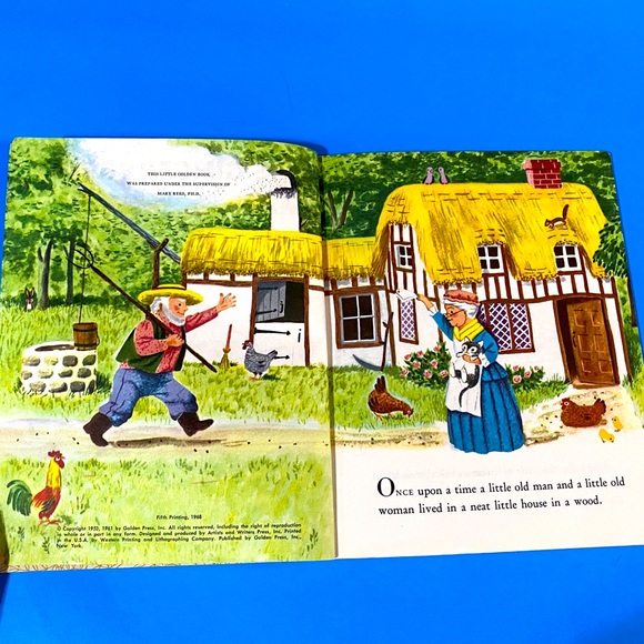 THE GINGERBREAD MAN VTG 1961 A LITTLE GOLDEN BOOK HARDCOVER CLASSIC STORY - Picture 3 of 15